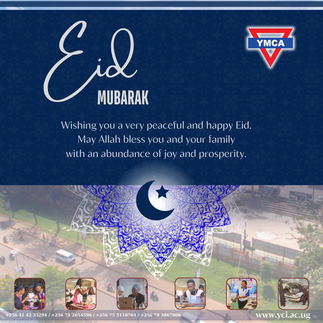 #studyatYCI #EidMubarak
Happy Eid to all moslems far and wide....stay blessed 🙌 
yci.ac.ug