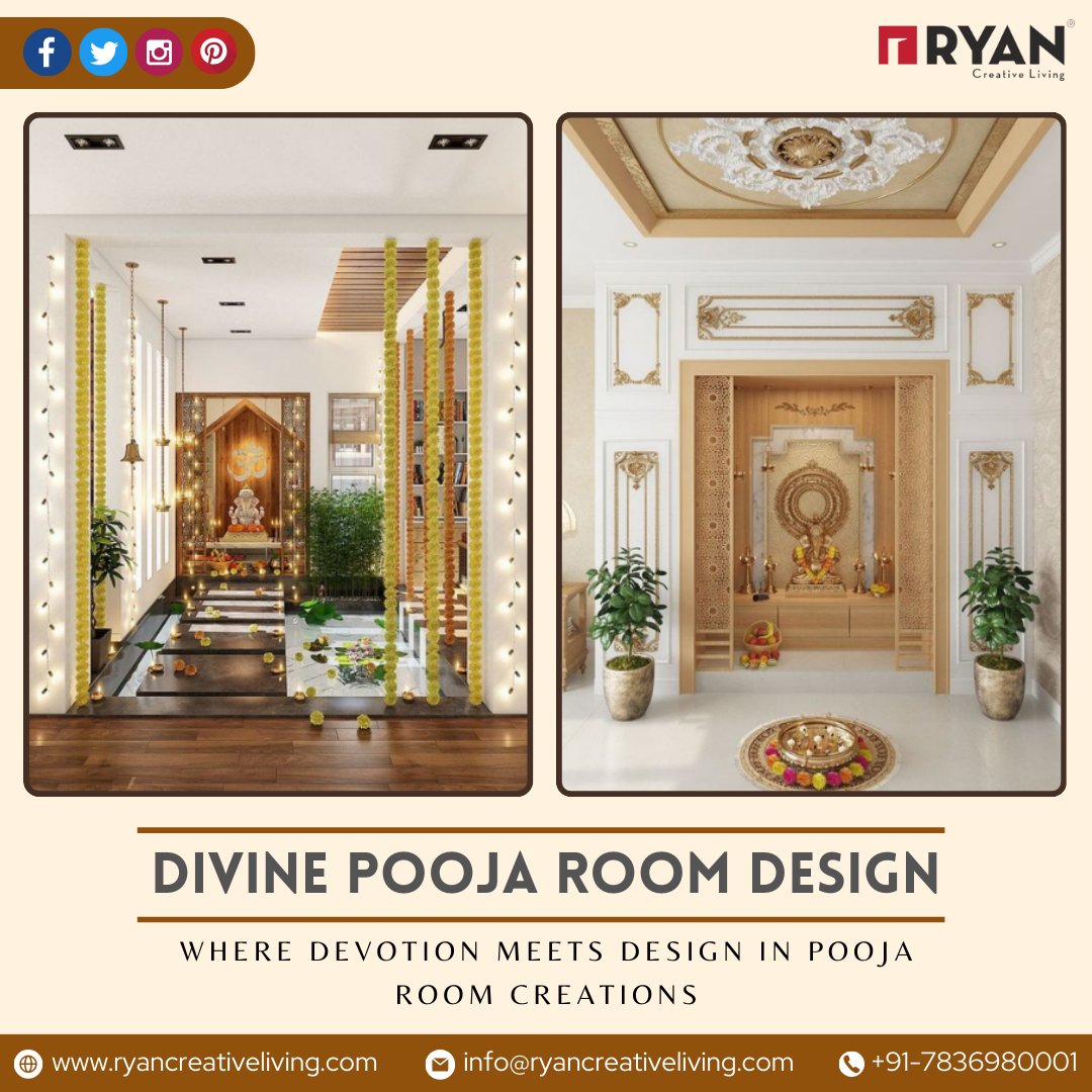 ✨🕉️Discover the beauty of divine design with Ryan Creative Living's exceptional pooja room creations! 🌟🙌 . . #RyanCreativeLiving #PoojaRoomDesign #InteriorDesign #DivineSpaces #SpiritualDesign #ElegantDecor #SoulfulSpaces #mandirdesigns #PoojaHegde #trendingdesign