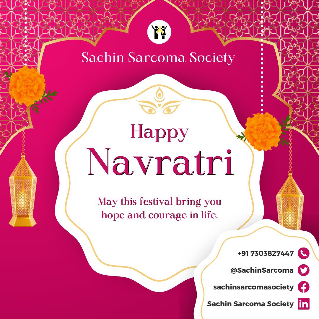 @SachinSarcoma wishing everyone a very #HappyNavratri_2024 #sarcoma #desmoid #GIST