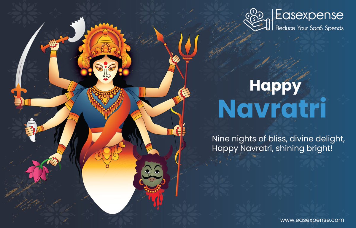 easexpense's tweet photo. 🎉 Happy Navratri from Easexpense! 🌟
Wishing everyone joy, peace, and prosperity during these auspicious nine days. Let's celebrate the triumph of good over evil and embrace growth together.
#HappyNavratri #easexpense #Joy #Prosperity https://t.co/mKqkwgaPlp