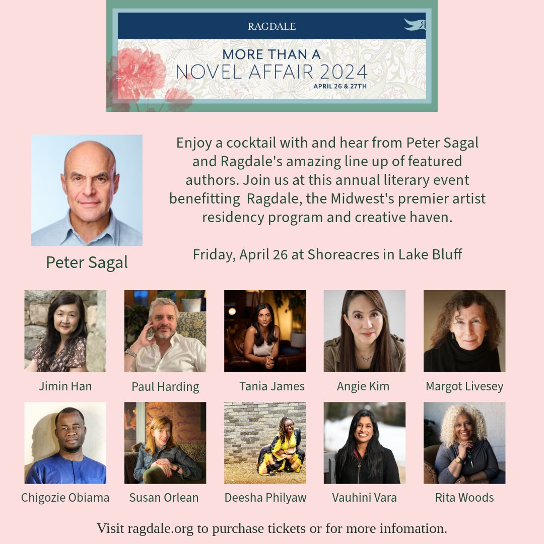 There's a handful of tickets left for @Ragdale 's annual fundraiser, so I'm allowed to promote it before they're gone! I was delighted to co-curate this list of featured authors...