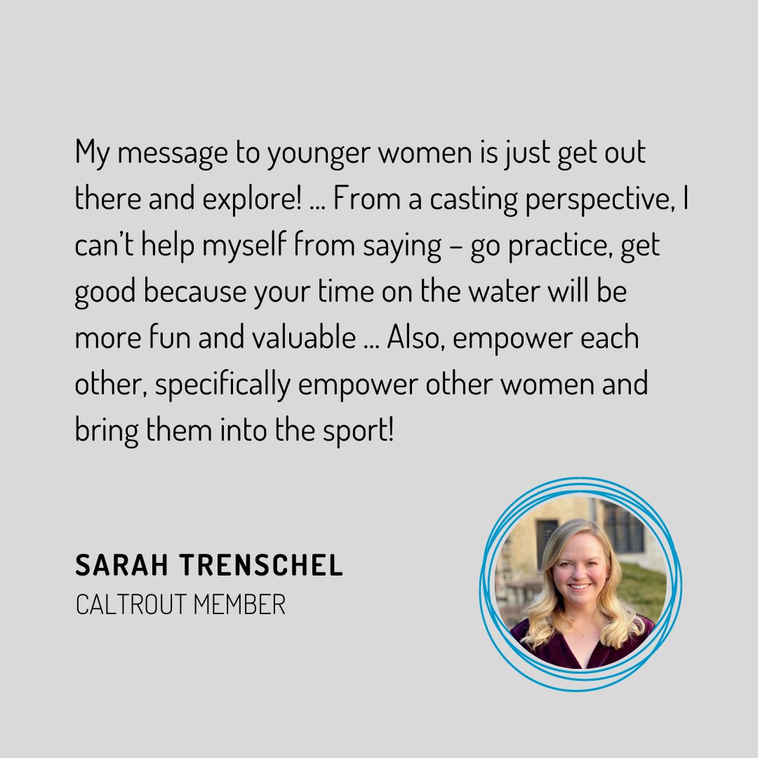 🎉 Celebrate Sarah Trenschel: casting pro & trailblazer for women in fly-fishing! Dive into her inspiring journey & advice for aspiring anglers and conservationists. Click the link! 🎣 caltrout.org/news/women-of-… More empowering profiles coming soon! #FlyFishing #WomenOfCalTrout