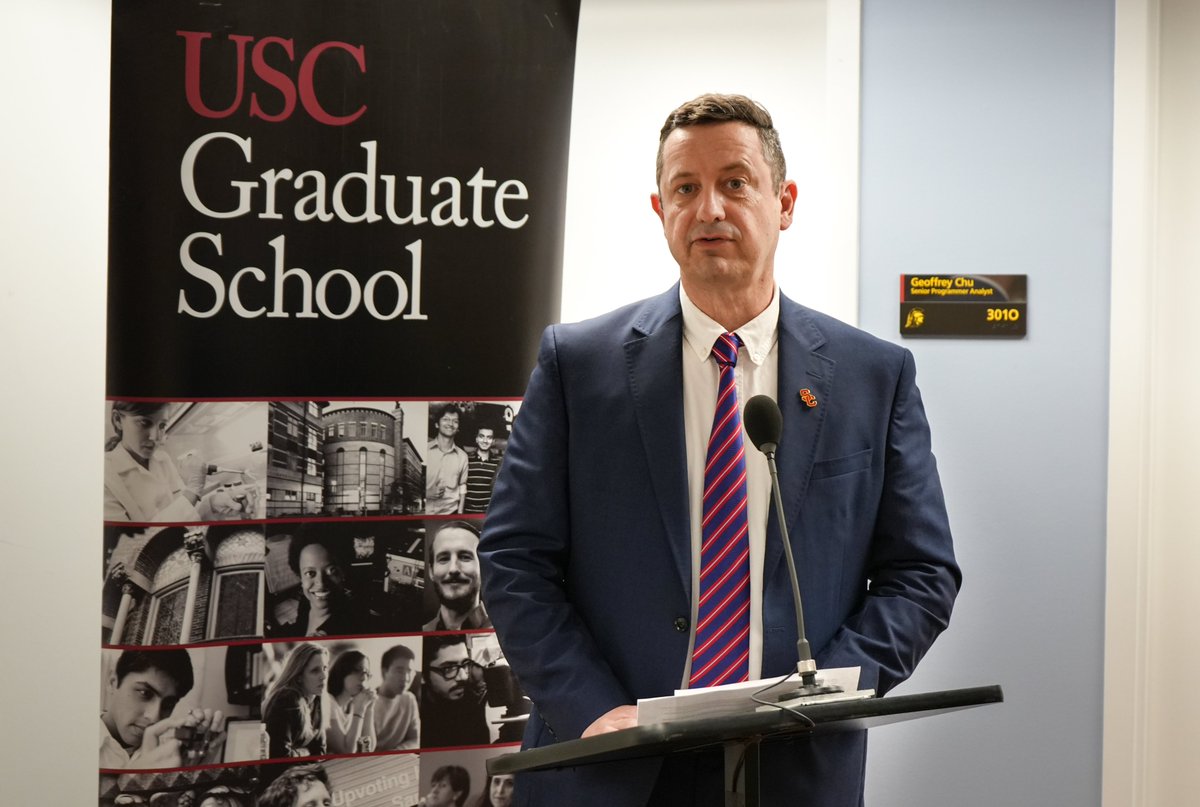 100 years strong – congrats, @uscgradschool! TY to the leaders and mentors for always keeping the focus on the students while building community among our 491 grad programs.