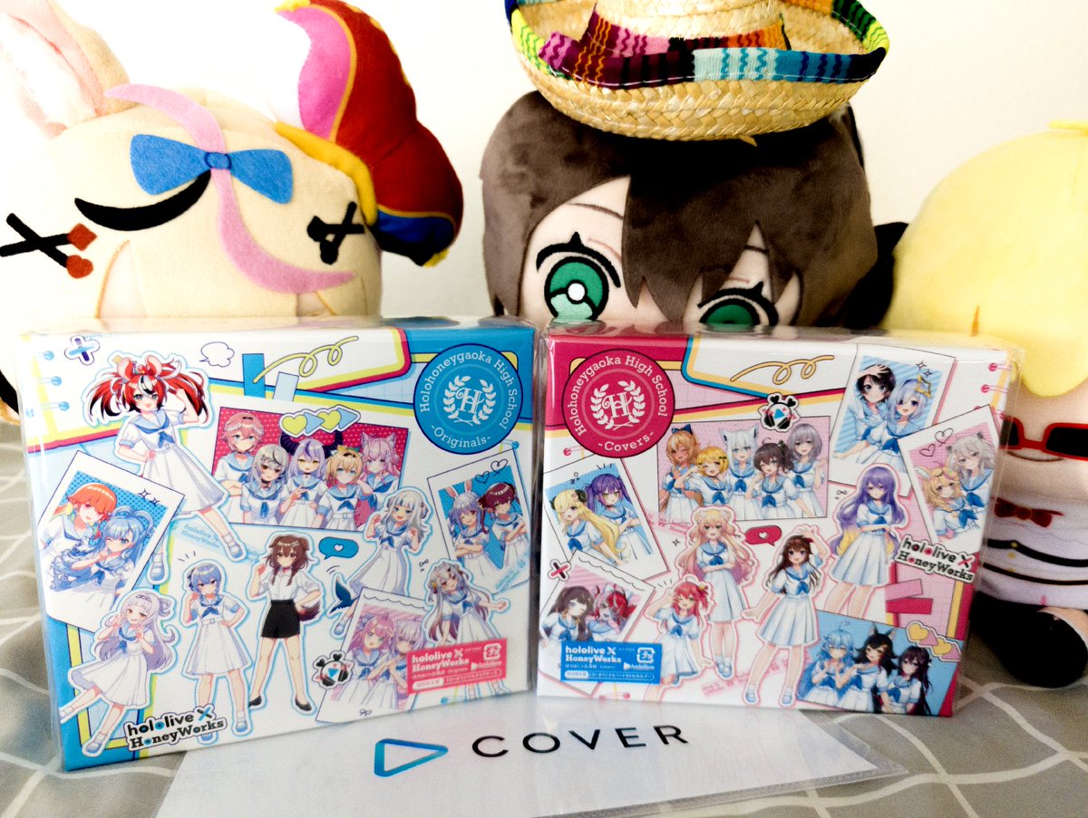 Cover sent me some of the hololive x HoneyWorks albums. I'm glad to have contributed even if it's just a little! Thank you very much!!
#ホロハニ
