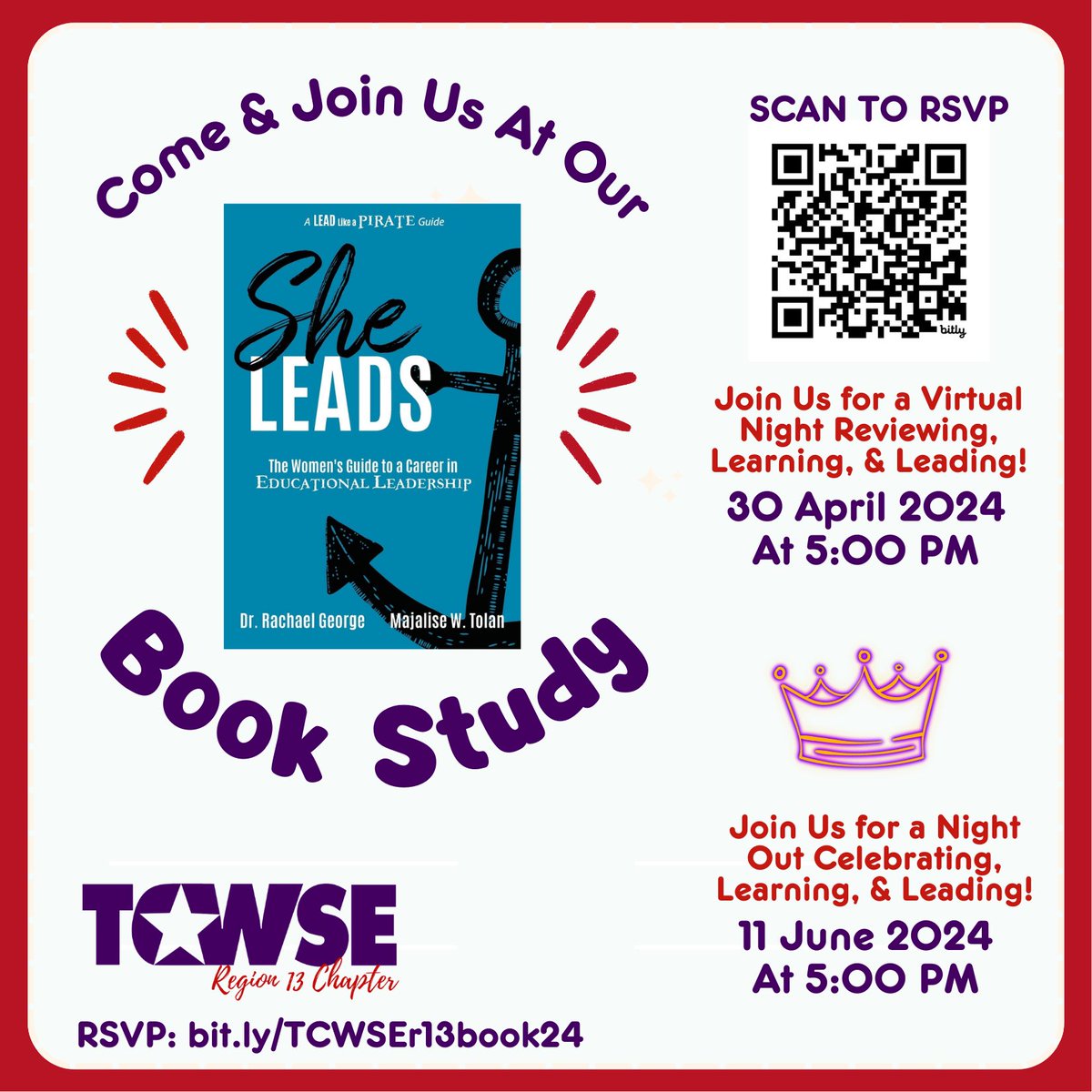 @LeanderISD women leaders join us for the @TCWSEregion13 book study. #1LISD