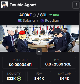Double $AGONT tweet media