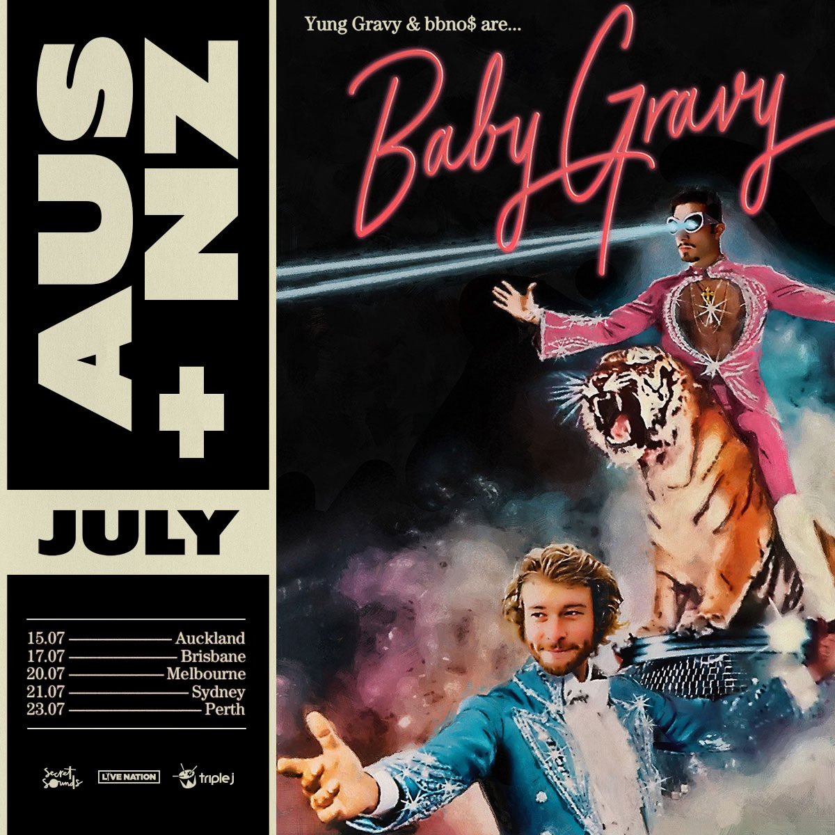 baby gravy AUS + NZ 2024 tix 12pm friday