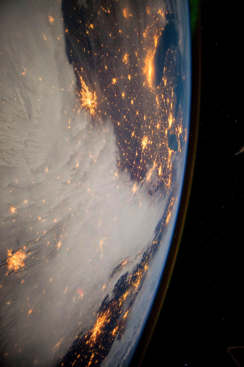 Earth at night from space!