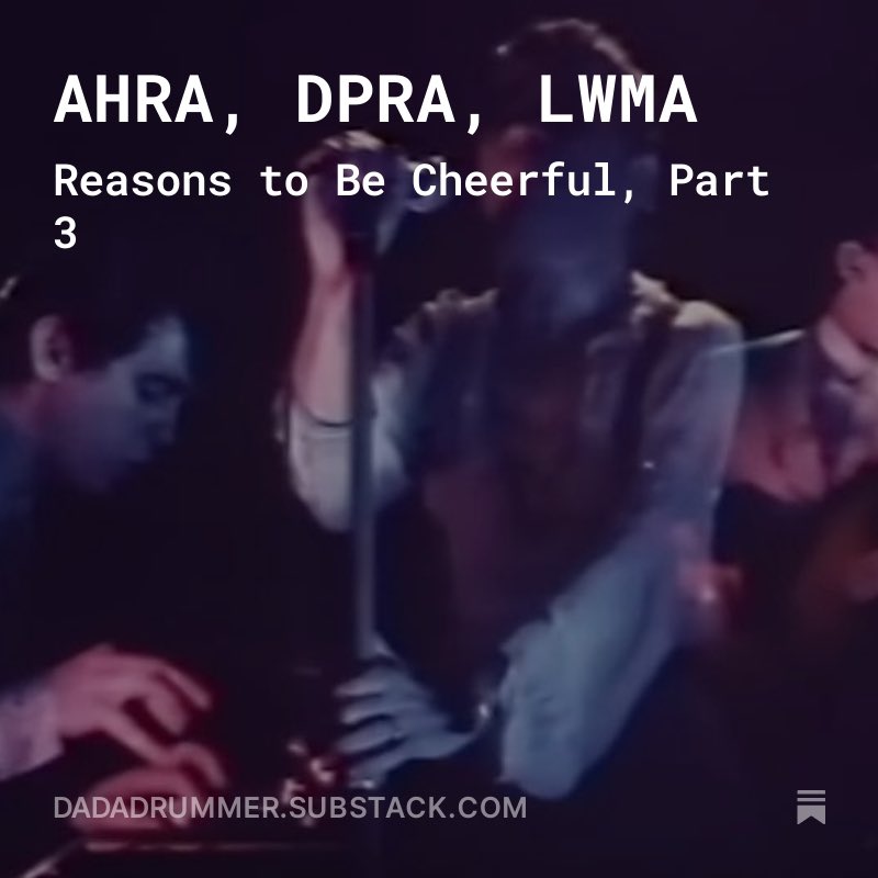 A whole day of a post about the music business and not a single “well actually” reply… because this is, actually, how it works? Or cause the well actually crowd aren’t actually interested in how it actually works? Or cause this convinced everyone? dadadrummer.substack.com/p/ahra-dpra-lw…