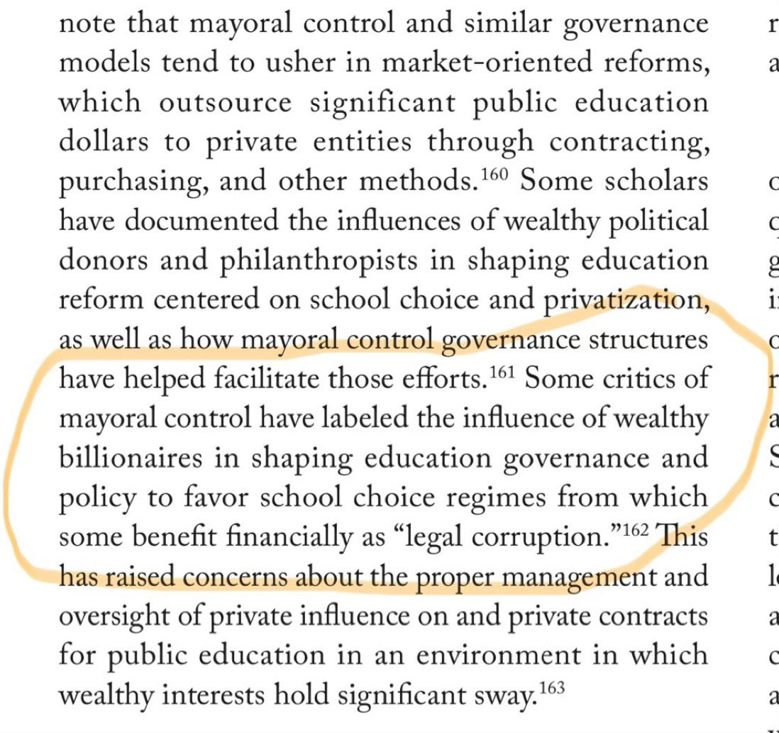 @LiuNewYork @NYSEDNews @ShelleyBMayer The obvious problem with both mayoral control + the system that preceded it is corruption through campaign payola. But the problem got many times worse after Citizens United + consolidation of wealth into fewer hands, all of whom deploy billions to take over control our schools: