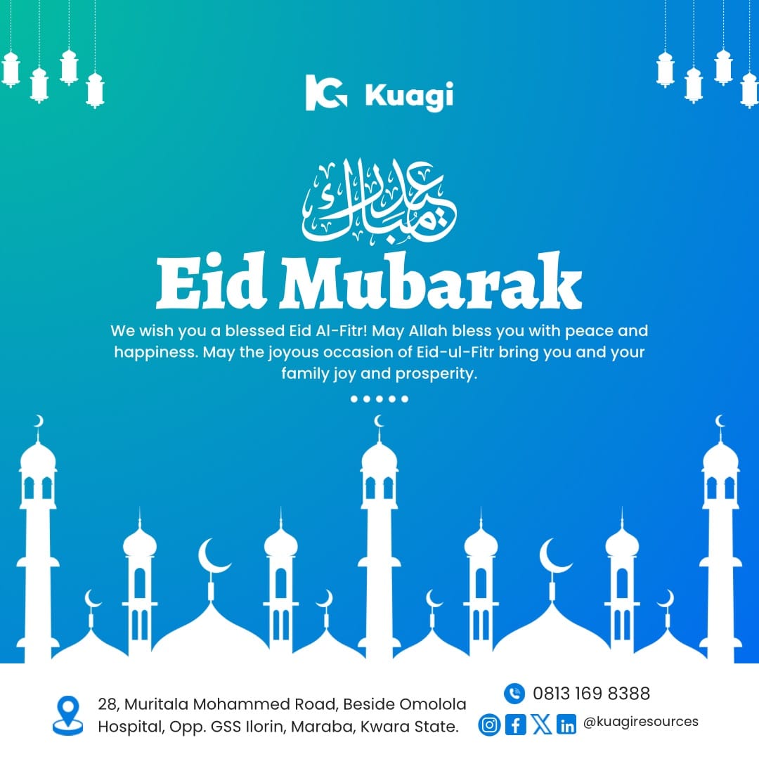 From us all at Kuagi Resources, we wish you all our Muslim brothers and sisters a blessed Eid'Ul Fitr!❤️