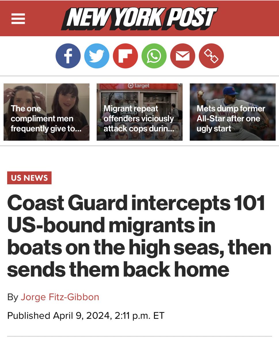 @Travis_in_Flint Since everyone is down at the southern border…. Y’all can give the @USCG their props for doing a good job, cause guess what?!!! 🇺🇸