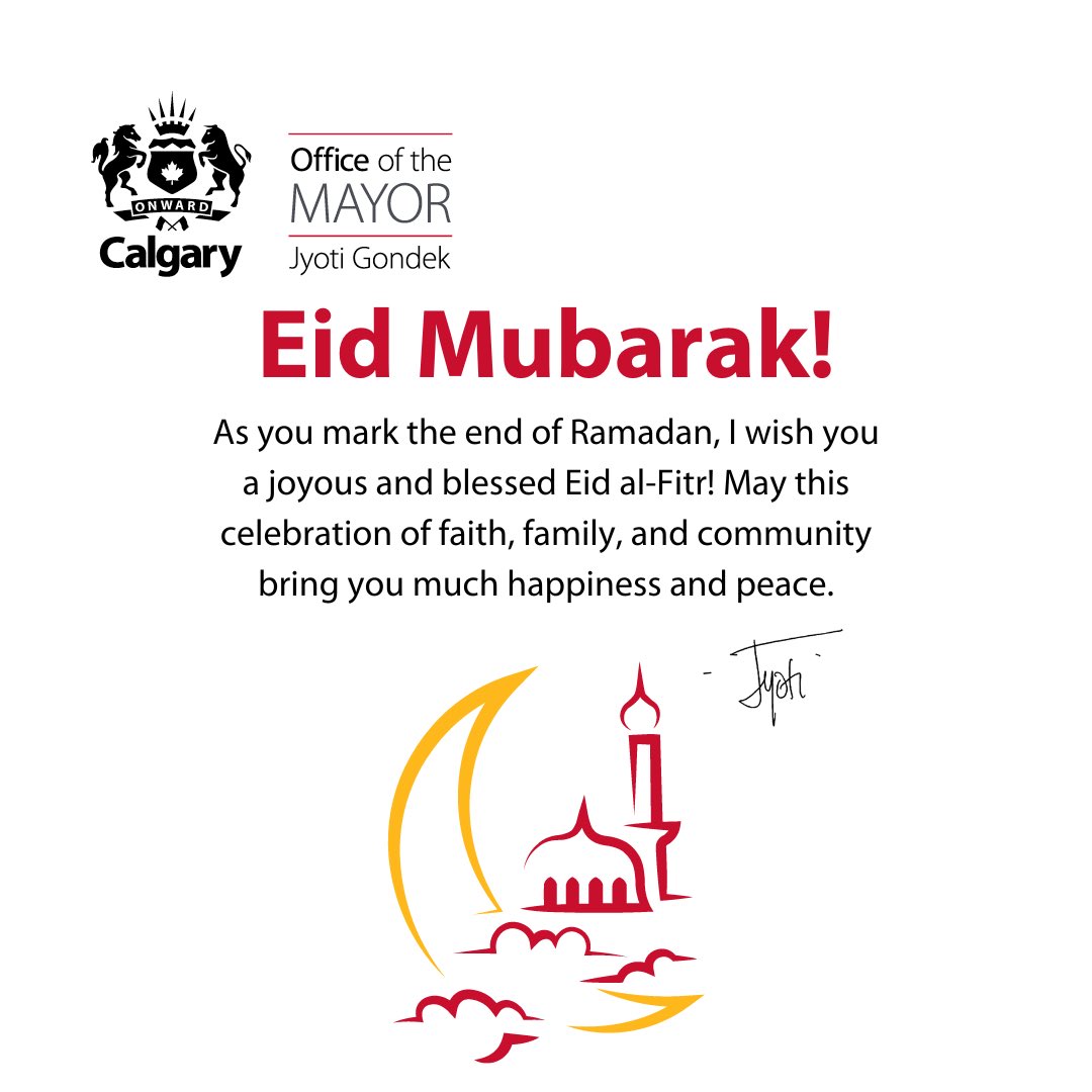 As we approach the blessed time of Eid, may this celebration of faith, family & community bring you much happiness and peace. #EidMubarak