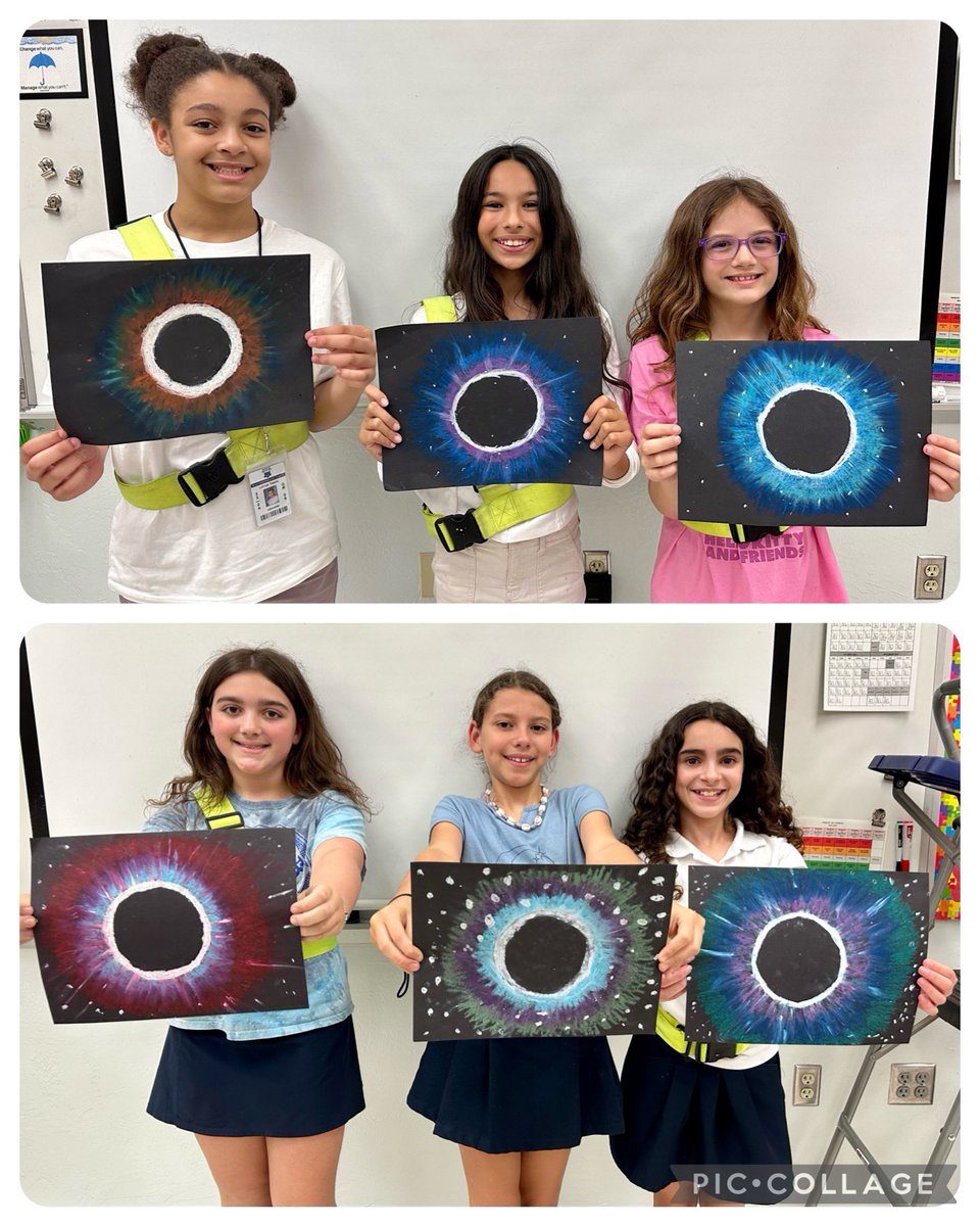 Nova Vazquez (@novavaz) on Twitter photo Inspired by this week’s Solar Eclipse, students got creative with oil pastels and made these celestial materpieces! <a href="/BinksForestES/">Binks Forest ES</a> <a href="/binksforestpta/">Binks Forest PTA</a> <a href="/BinksElem/">Binks Forest Elem.</a> <a href="/bfesfinearts/">BFES Fine Arts</a> <a href="/pbcsd/">The School District of Palm Beach County</a> @Clevemaloon <a href="/MichellaLevy/">Michella Levy</a> <a href="/MsKarenBerard/">Karen Berard</a> Inspired by this week’s Solar Eclipse, students got creative with oil pastels and made these celestial materpieces! <a href="/BinksForestES/">Binks Forest ES</a> <a href="/binksforestpta/">Binks Forest PTA</a> <a href="/BinksElem/">Binks Forest Elem.</a> <a href="/bfesfinearts/">BFES Fine Arts</a> <a href="/pbcsd/">The School District of Palm Beach County</a> @Clevemaloon <a href="/MichellaLevy/">Michella Levy</a> <a href="/MsKarenBerard/">Karen Berard</a>