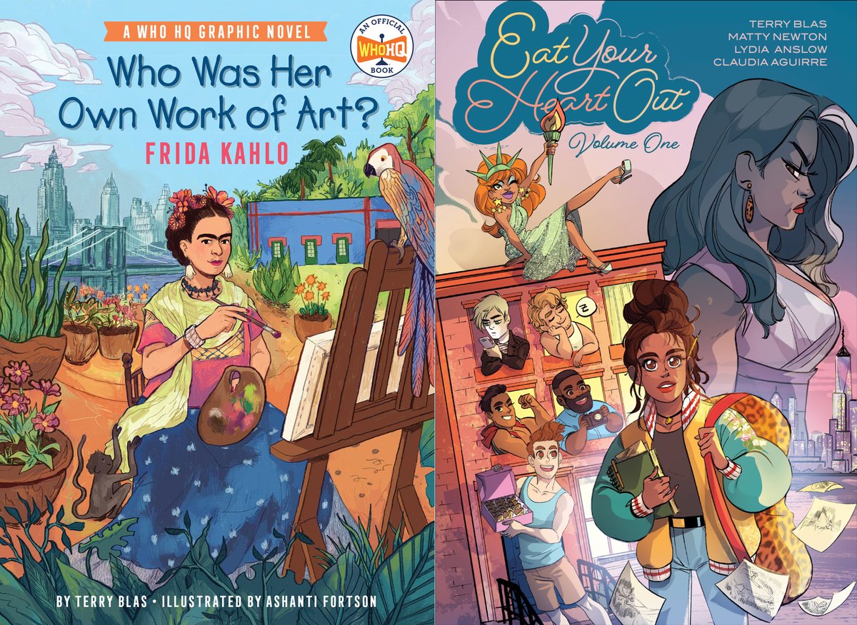 #PortfolioDay I'm Terry Blas. I write comics. I've worked for Oni , Boom, Surely/Abrams, Penguin RH, Marvel, DC and Ariana Grande. Yes, that Ariana Grande. My work features Mexicans and Queer characters. I'm available for work. terryblas@gmail.com terryblas.com