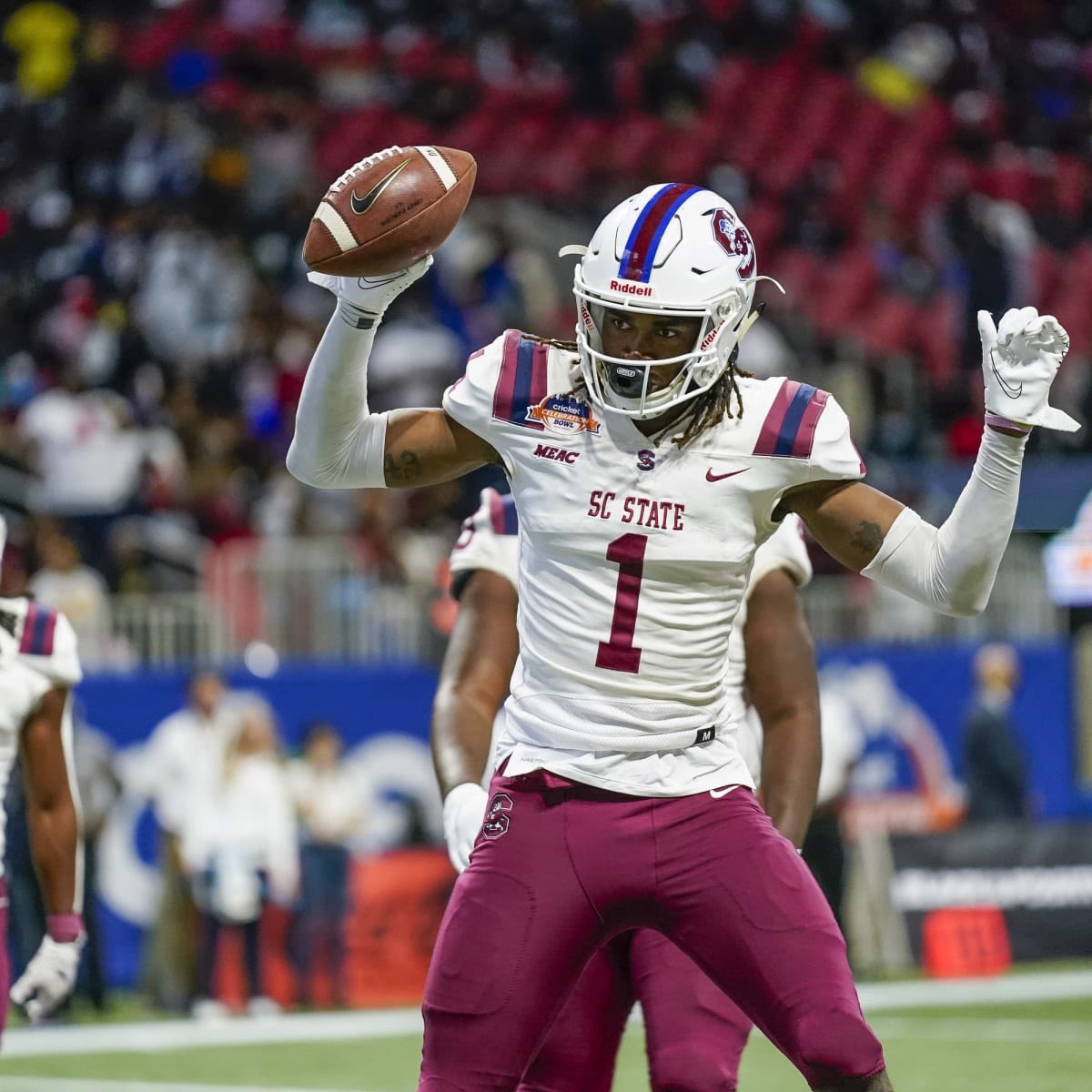 I will be at SC state this weekend !📍
<a href="/SCStateAthletic/">SC State Athletics</a>