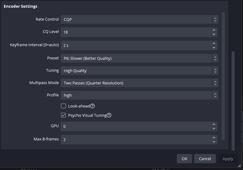 *THE BEST OBS SETTINGS*
