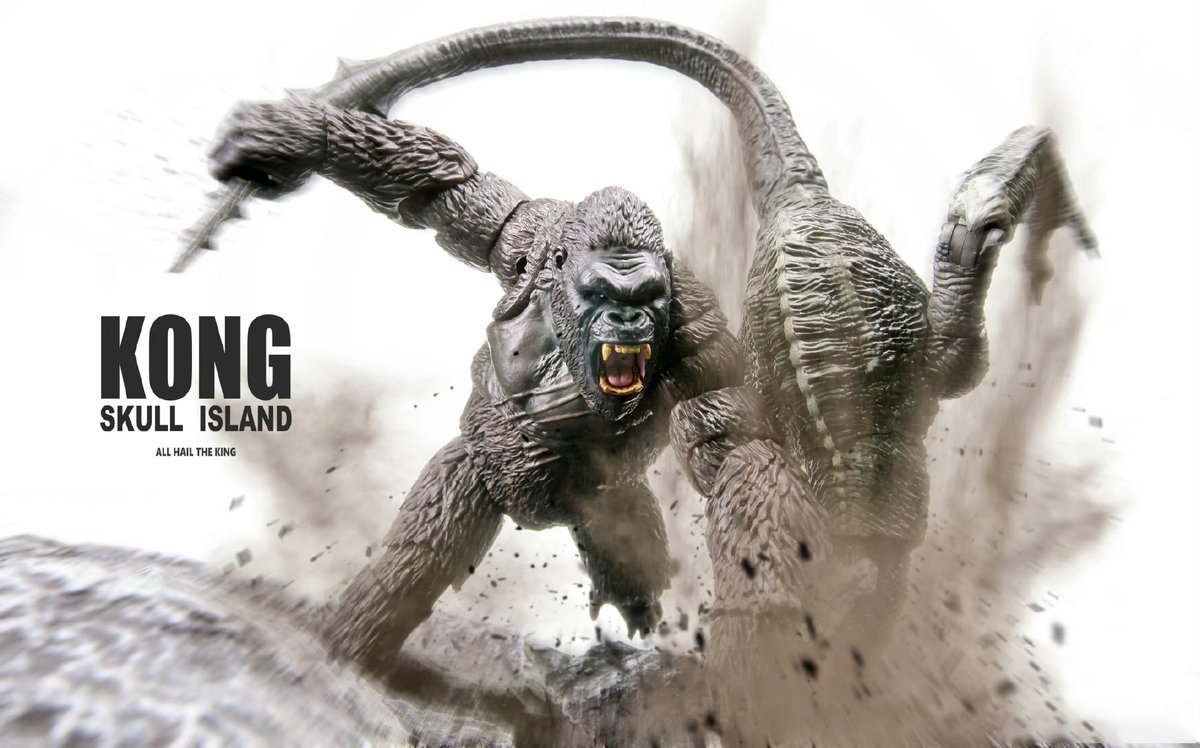 It's a full-on fight!

#hiyatoys #kongskullisland #kaiju #MonsterVerse #actionfigures
