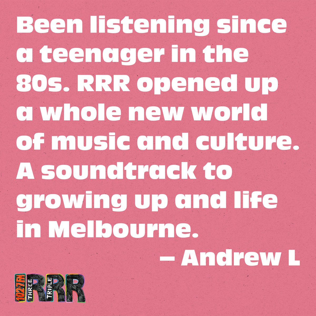 Why do you subscribe to Triple R? April Amnesty is on now – subscribe and donate at rrr.org.au!