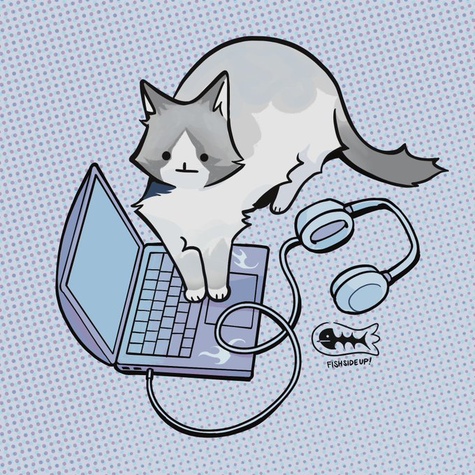 「猫 コンピューター」のTwitter画像/イラスト(新着)