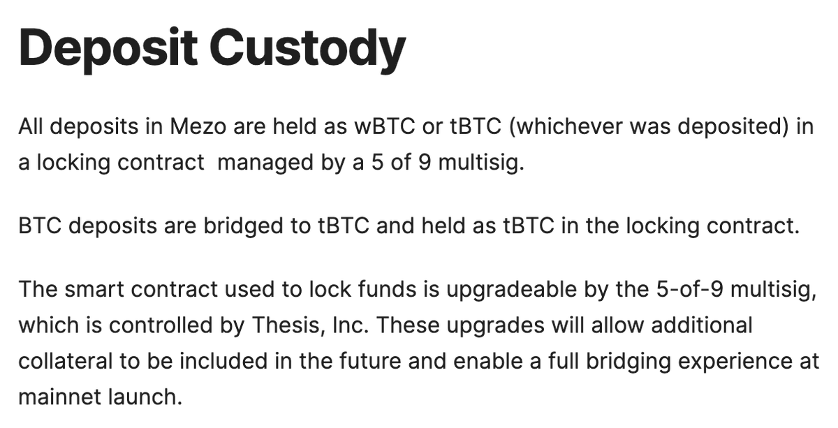 mononautical's tweet photo. If your Bitcoin L2 is backed by an upgradeable ethereum contract controlled by a single company, that's not your L2 that's a rugpull waiting to happen. https://t.co/V5q1dZx0Hz