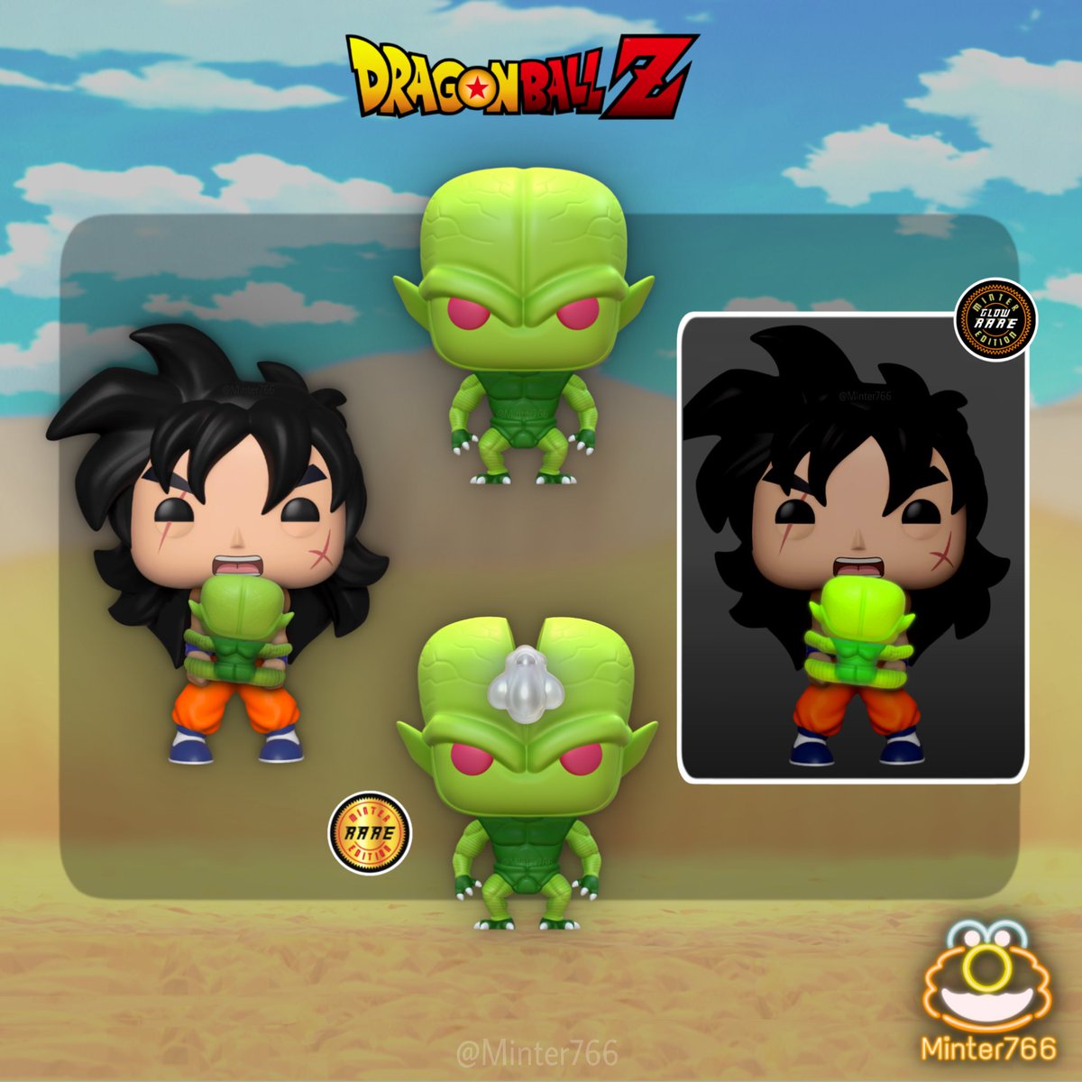 Saibamen & Yamcha w/ GiTD Concept Fan Art & 3D Model.