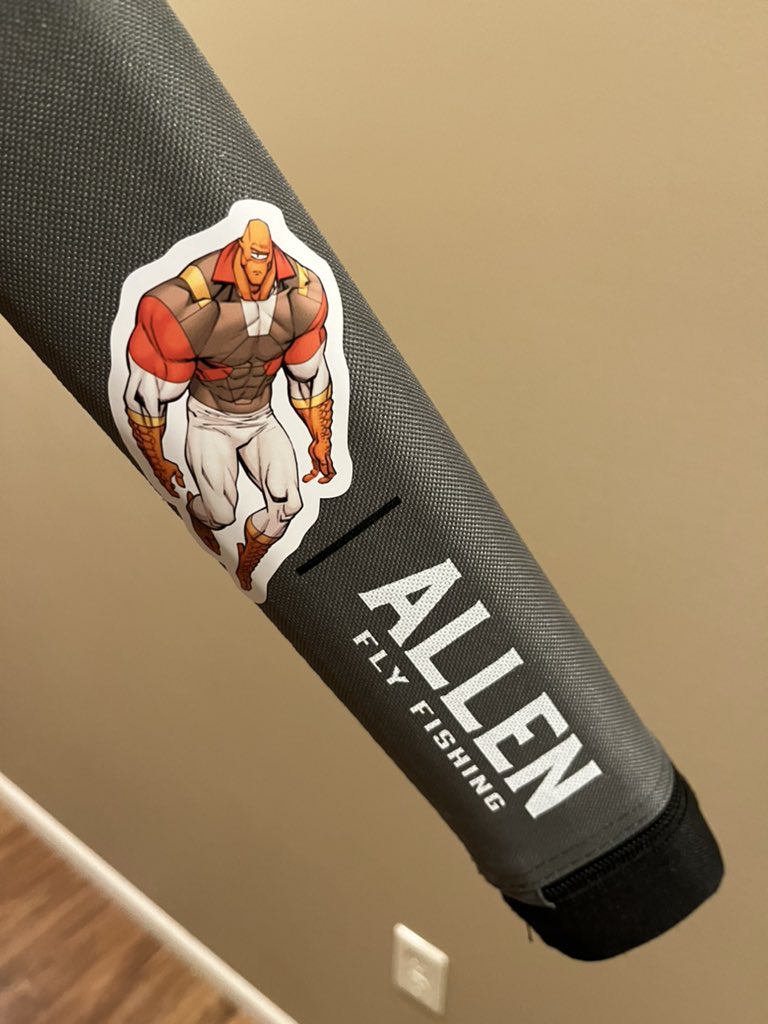 FemboyFishing🏳️‍⚧️🎣 on X: My 8 weight fly rod is from a company called Allen  fly rods so I thought it would be fitting to make an invincible reference  lol  / X