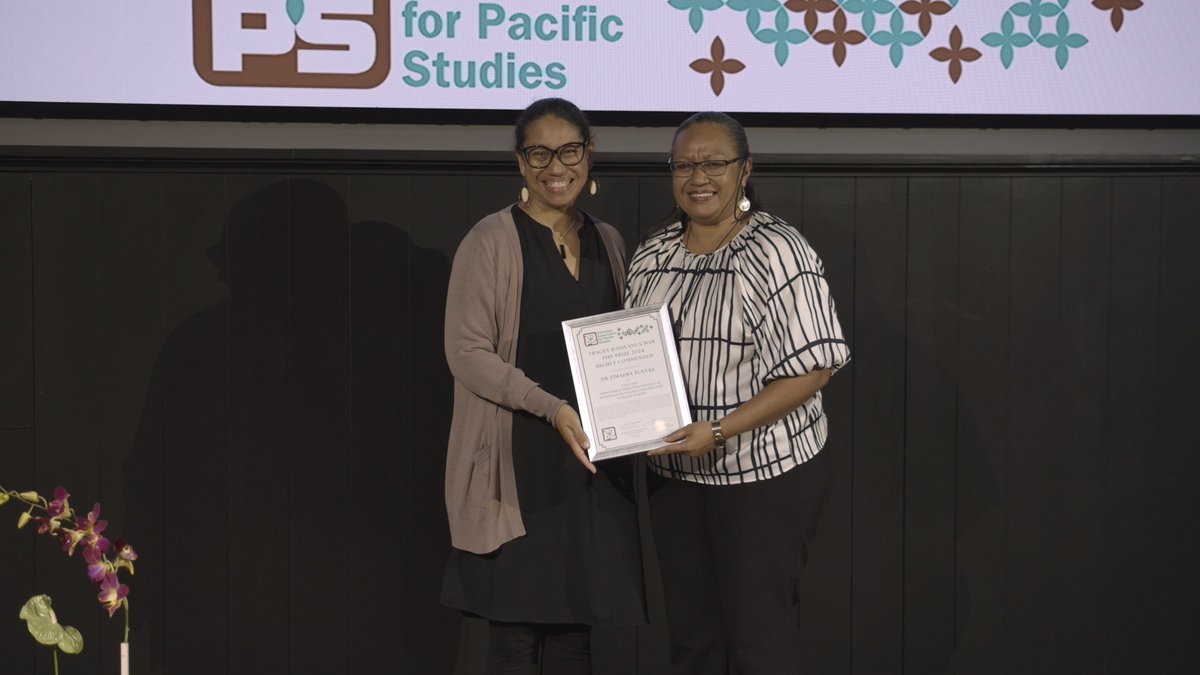 AAPS is delighted to announce that the winner of the Tracey Banivanua-Mar PhD Prize for 2024 is Dr Marco de Jong and the highly commended awardee is Dr Timaima Tuvuki. Congratulations both on your outstanding work! Learn more via: pacificstudies.org.au/2024/04/winner…