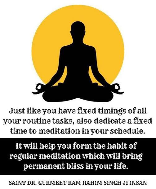 Stress and anxiety are not the solution to any problem. Stress wastes energy and time. Saint Dr MSG Insan explains that we should include meditation in our daily life because meditation makes life positive by #LetGoOfWorries.