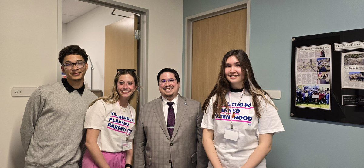 My office met with SoCal students advocating for #reproductiverights in Sacramento. Their stories reinforce my work in the Senate Health Committee to ensure #CA leads in #healthcareaccess and bodily autonomy, aligning with most Americans. Let's keep CA a model for the nation.