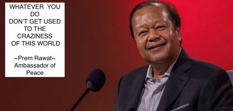 Yess!
#PremRawat 
#PeaceEducationProgram 
#InnerPeace #PeaceIsPossible 
#Meditation #Love #Peace