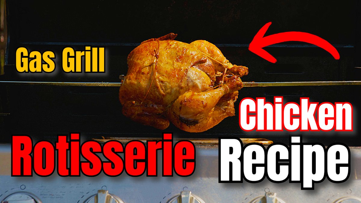How To Rotisserie Chicken Gas Grill Easy Simple youtube video. youtu.be/OhtJzzVcGW0 #diy #bbq #rotisserie #rotisseriechicken #rotisseriechickenrecipe #grillrotisseriechicken #grillrotisserie #recipe #recipes #food #grilling #barbecue #doityourself #chickenrecipe #recipechicken
