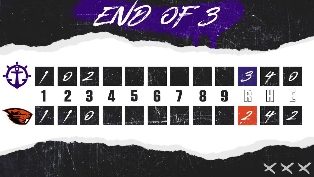 END 3 | No runs allowed in End of 3️⃣ 📺: bit.ly/3rz3L6h 📊: bit.ly/3UaDCq5