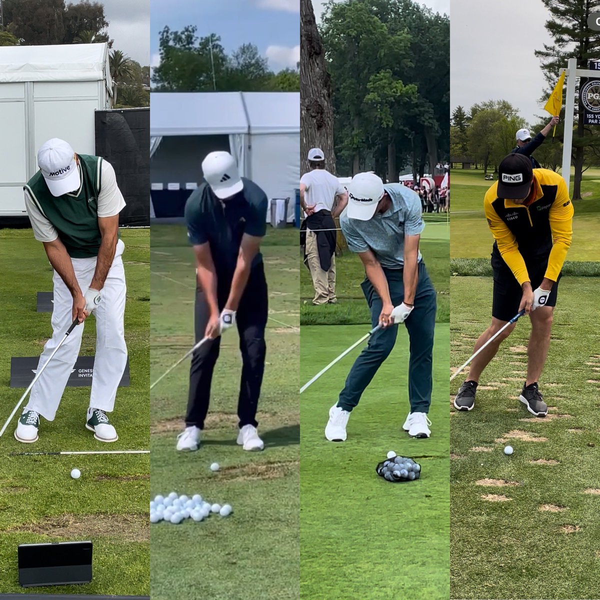 One Frame Prior to Impact 4 contenders (all with short irons) for the 2024 #themasters Who do you like? Jason Day Ludvig Åberg Collin Morikawa Viktor Hovland