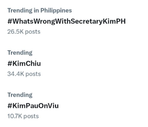 grabehan!!! andyan pa din sila🫡 No.1 series pa rin sa @Viu_PH since its pilot episode! Multiple trending always with large number of tweets!! Lakas ng #KimPau🔥 KIMPAU WWWSKEP14 #WhatsWrongWithSecretaryKimPH #KimPau #PauloAvelino #KimChiu @prinsesachinita @mepauloavelino