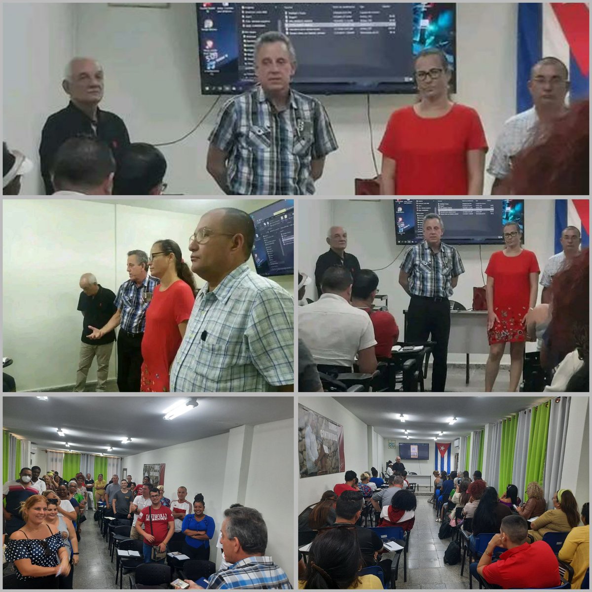 Oportuno intercambio de @JuanCarlosDM149 Presidente del @grupo_agroalim con los Comunicadores del Sistema Empresarial. Sin dudas son #GenteQueSuma y con los conocimientos adquiridos demostrarán que #VamosConTodo #AgroalimPorCuba 🇨🇺