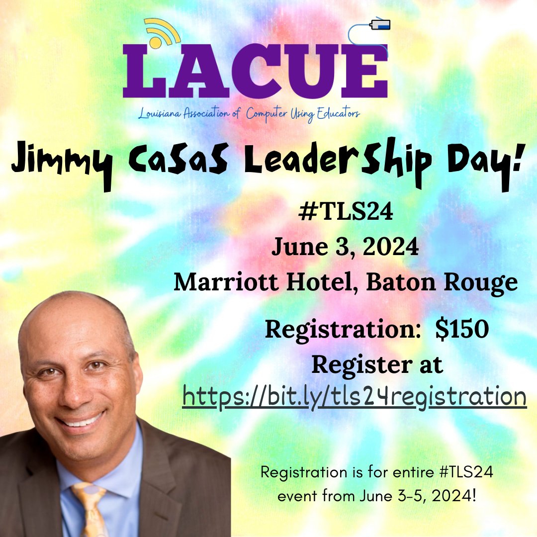 Don't miss an entire day on leadership from @casas_jimmy at #TLS24 on June 3, 2024! Register today at bit.ly/tls24registrat…!