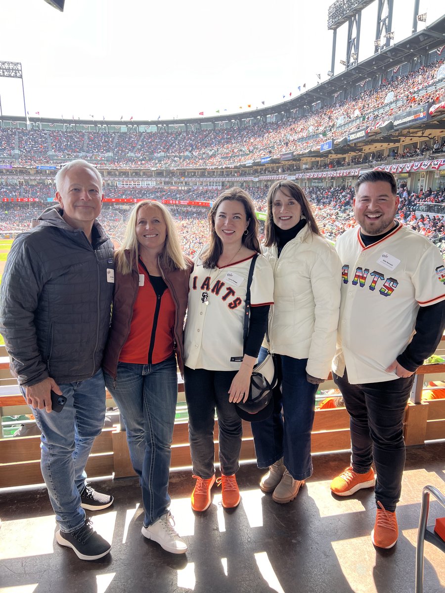 We were thrilled to welcome our partners from @HelmsBriscoe to last week's Opening Day Event at @OracleParkSF! HelmsBriscoe is instrumental in bringing meetings and events to SF. Here's to many more successful events ahead! 🤝 #HelmsBriscoe #MeetinSF #StepintoSF