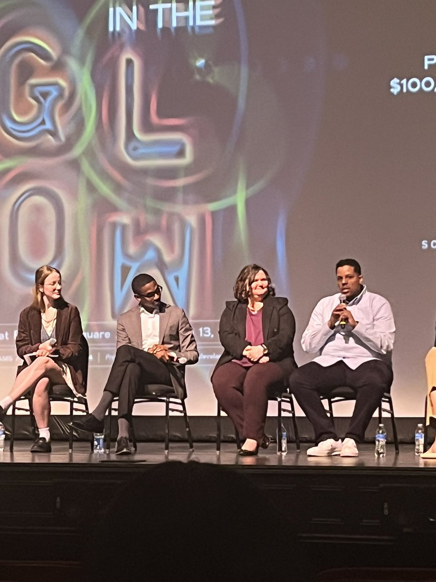 The <a href="/CIFF/">CIFF</a> panel after “It’s Basic” was full of amazing leadership. Devin Cotten (ubemployment.org) spoke about interrupting poverty &amp; its symptoms through investing in humans, business, &amp; place. Kudos to <a href="/stephaniehowse/">Stephanie Howse</a> &amp; @MayorBibb for supporting this innovation in CLE.