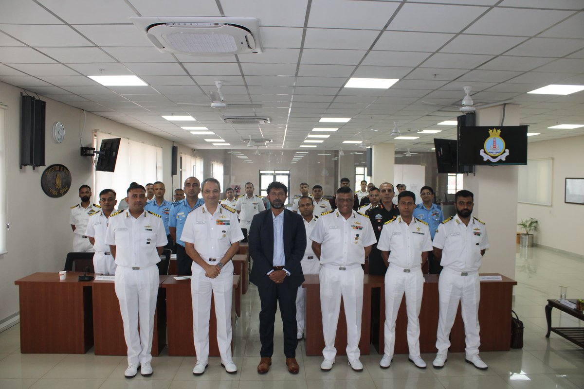 Cdr Abhilash Tomy, KC, NM, (R) addressed NHCC-36 on lessons from sailing around the world. He shared sailing experience of Sagar Parikrama-2012 & Golden Globe Race-2018 & 22. He highlighted challenges encountered to complete non-stop circumnavigation of the earth.@abhilashtomy