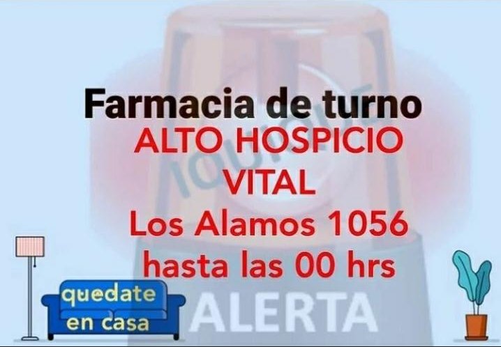 Farmacias de turno en Iquique y en Alto Hospicio. Martes 09 de abril