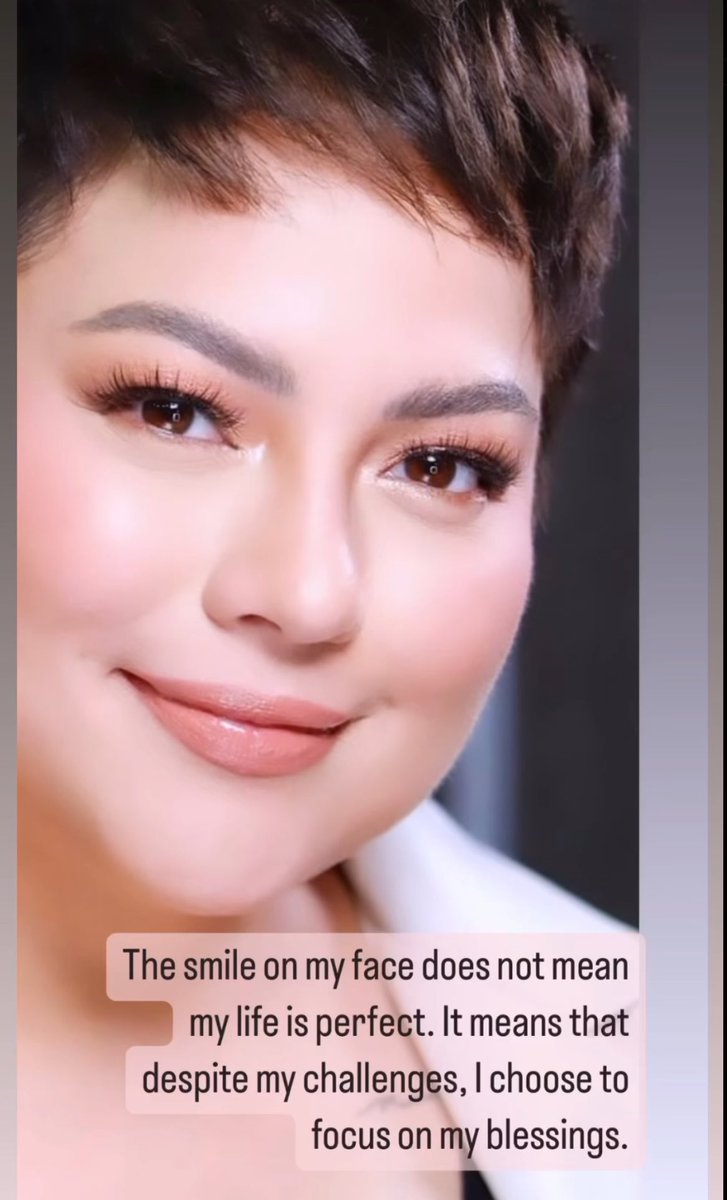 A quote from #KarlaEstrada: “The smile on my face does not mean my life is perfect. It means that despite my challenges, I choose to focus on my blessings.”