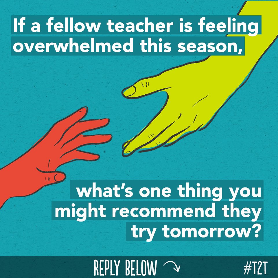 What's one adjustment that helps you stay on top of things? #TeacherHack