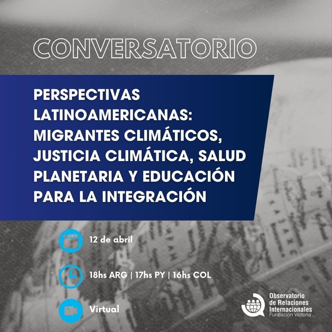 📣 Este viernes 12 de abril dictaremos nuestro primer conversatorio del año. Modalidad: virtual. Horario: 18:00 ARG | 17:00 PY | 16:00 COL