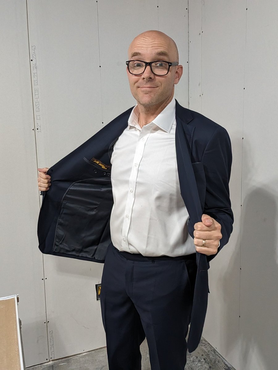 Big-time adult moment here: Never been fitted for a suit. I've always bought off the rack (usually the clearance rack). No more. Thanks to @k_shelton's recommendation, I met a great tailor who made this suit and shirt. And I absolutely love it. Debuting it in NY next week!