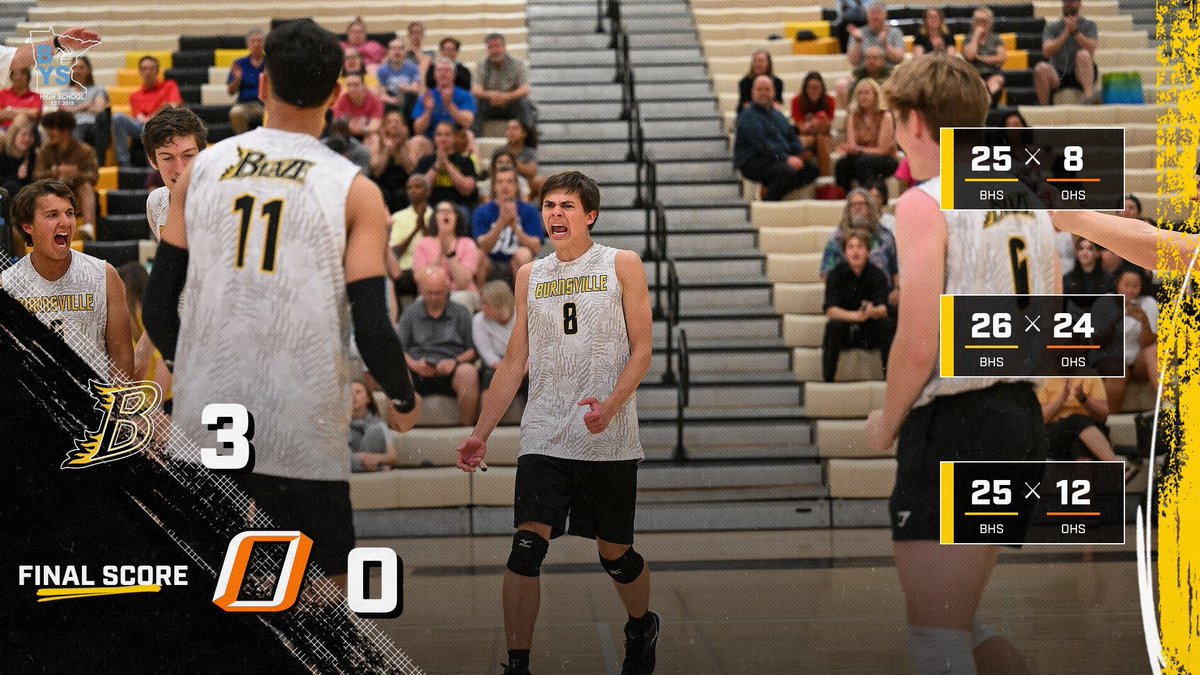 BLAZE WIN!!!!

The Blaze open up the 2024 season with a 3-0 (25-8, 26-24, 25-12) sweep over Osseo at home! The Blaze will travel St Paul Central for non-conference action this Friday!
#defendtiltheend