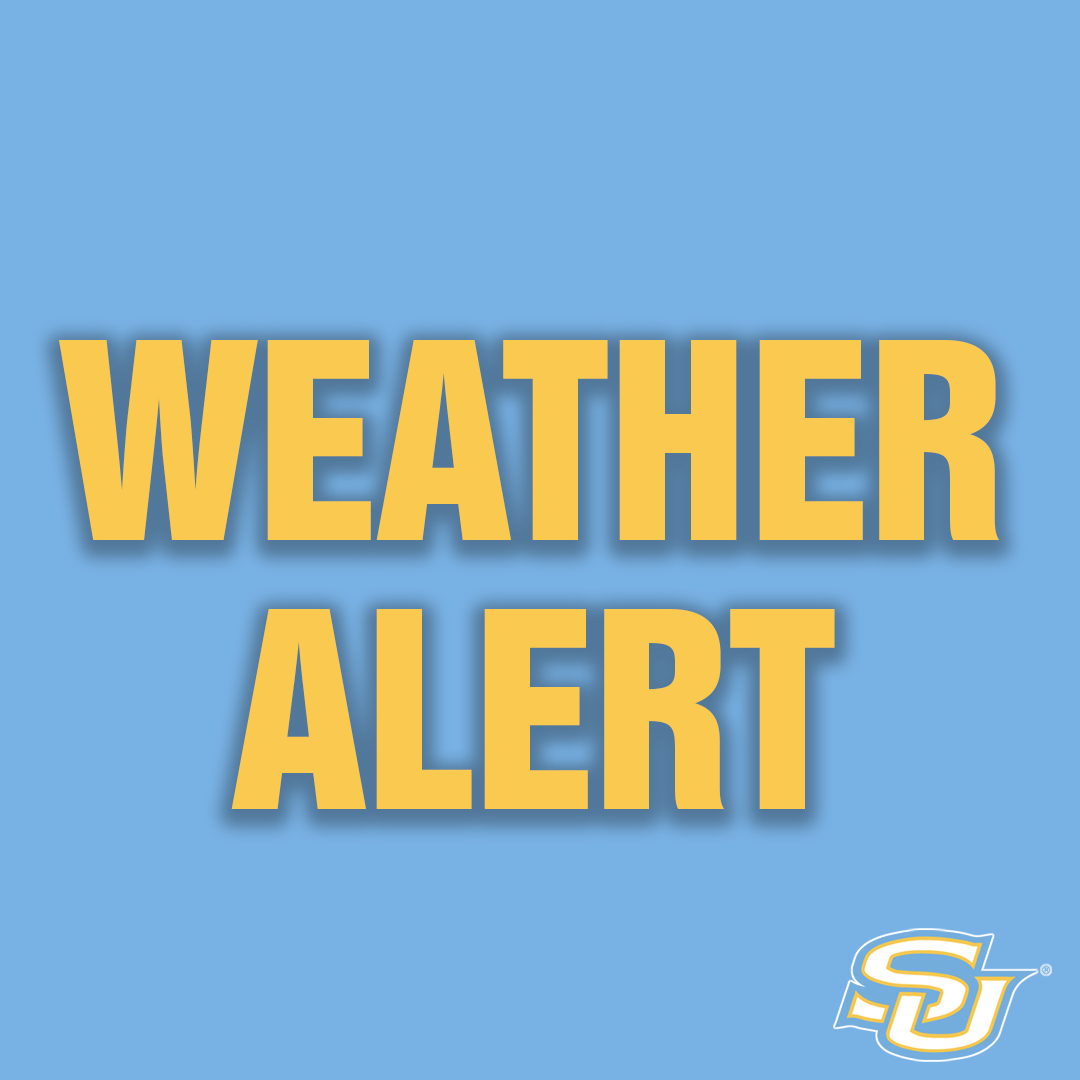 SUBR, @suagcenter and @SULSKittens will be closed on Wednesday, April 10 due to the forecast of inclement #weather. @SouthernULaw will move to remote operations. Stay tuned to SU emails, SU social media, and weather reports. Also, download the free Jags Safe app. #WeAreSouthern