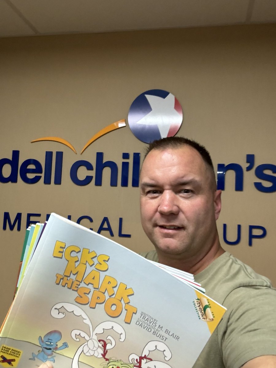 This weekend I donated several of our books to @dellchildrens! I am thankful for the illustrators of Zarfling Platoon who have taken this journey with me. #MilTwitter #WritersCommunity