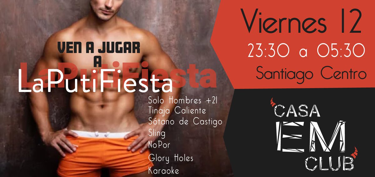 Entremuchossan1's tweet photo. 10 entradas de cortesia entre quienes den RT y ❤️

Hasta 50 Participantes.
Show de Sexo en Vivo.
Tinaja caliente.
Sotano de Castigo.
Cine Porno XXX Gay
GloryHole.
Cuarto Oscuro.
Bar Karaoke.
Zona de descanso y Fumadores.

Entradas en https://t.co/A4VrvviMuj
+56958001220
50 /P 😈 https://t.co/wsF4oKsurC