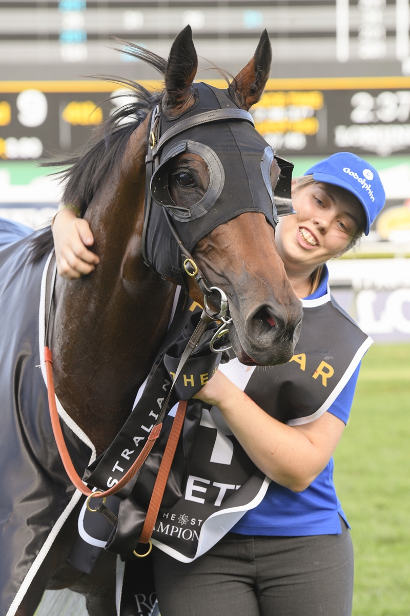 🇦🇺With the G1 Australian Oaks running this weekend, we remember star mare #Colette's 'spectacular win' in 2020 🥇 #TeamGodolphin